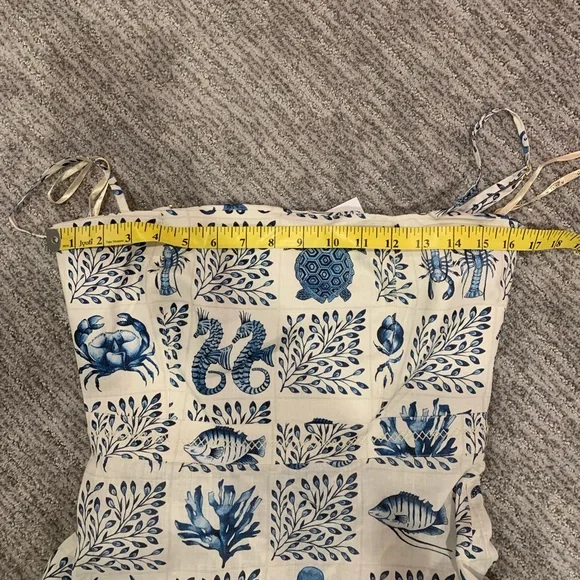 Agua by Agua Bendita Lima Tiered Printed Linen Maxi Dress - Picture 5 of 7